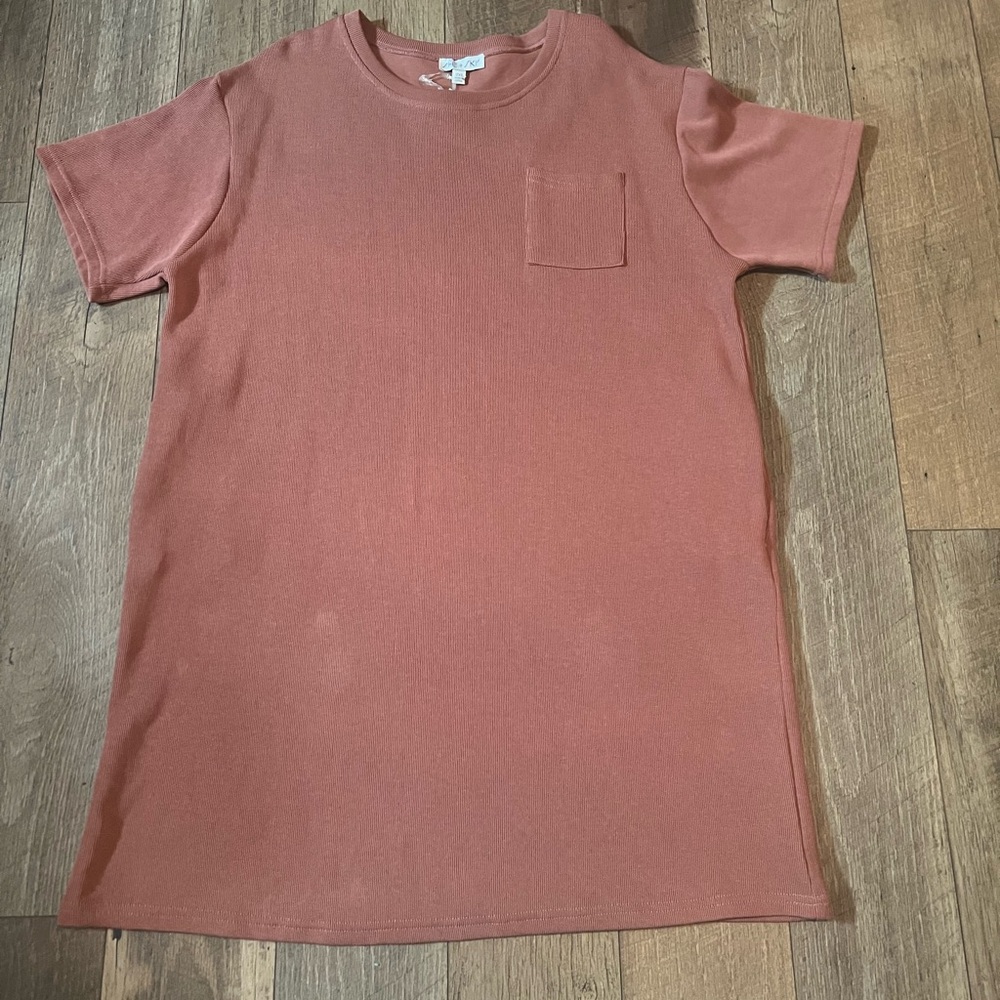She and Sky Rust Midi Dress